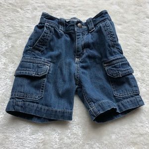 Boys Denim shorts w/elastic waist 18-24 Months